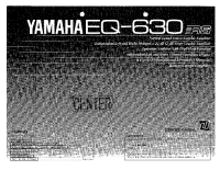 Yamaha EQ-630 - Owners Manual